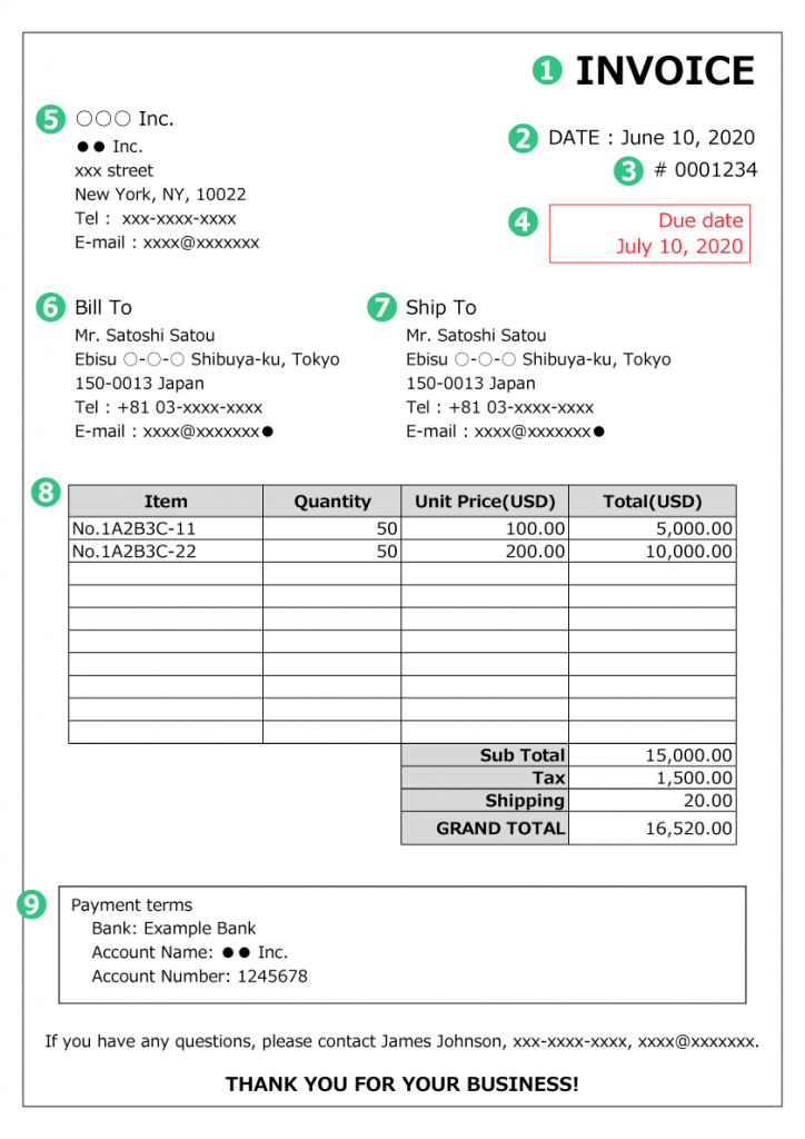 英語の請求書 伝わる例文と送付メールの書き方は Invoice Bill Checkの違いも Makeleaps